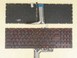 Azubay.com US UI English Keyboard for Laptop MSI GV62, GV72, GV62VR, GV72VR, GL63, GL73, GV62 7RC, GV62 7RD, GV62 7RE, GV62VR 7RF, GV62 8RC, GV62 8RD, GV62 8RE, GV72 7RD, GV72 7RE, GV72VR 7RF, GV72 8RC, GV72 8RD, GV72 8RE, GL62, Red Backlight