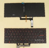 Azubay.com Scandinavian Nordic Danish Norwegian Swedish Finnish Keyboard Dansk tastatur Norsk tastatur Suomi näppäimistö Svensk tangentbord for Laptop MSI GF63 8RC, GF63 8RD, Red Backlight