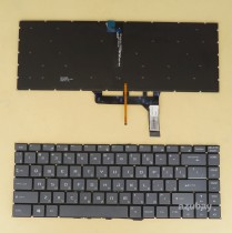 Russian Keyboard RU русский Клавиатура for Laptop MSI GF63 8RC, GF63 8RD, NSK-FDCBN 0R, 9Z.NEVBN.C0R, Black with White Backlight