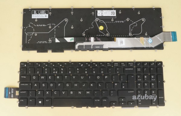 UK GB British Keyboard for Laptop Dell Alienware M15 R1, M17 R1, 2019, 0K5Y90, RGB Backlight