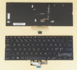 Azubay.com  Scandinavian Nordic Danish Norwegian Swedish Finnish Keyboard Dansk tastatur Norsk tastatur Suomi näppäimistö Svensk tangentbord for Laptop ASUS Zenbook UX433FA UX433FN, 0KNB0-262GND00 0KN1-SZ1MD13 9Z.NFKBU.01N NSK-WR0BU 1N, Backlit, Dark Blue