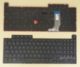 Azubay.com Scandinavian Nordic Danish Norwegian Swedish Finnish Keyboard Dansk tastatur Norsk tastatur Suomi näppäimistö Svensk tangentbord for Laptop ASUS ROG Strix SCAR III G731GW G731GV V185062AE1 NE, 0KN1-911ND11, 0KNR0-661MND00, PER-KEY RGB Backlight, Black