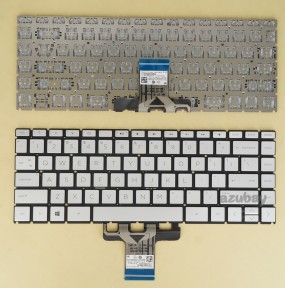 US UI English Keyboard for HP Pavilion 14-ce1350nd 14-ce1500nd 14-ce1820nd 14-ce1827nd 14-ce1828nd 14-ce1829nd 14-ce1830nd 14-ce2000nq 14-ce2000nv 14-ce2001nj 14-ce2001nv 14-ce2002nj 14-ce2002nq 14-ce2003nj 14-ce2003nq 14-ce2004nj 14-ce2004nq 14-ce2005nj 14-ce2005nq 14-ce2006nq 14-ce2007nq 14-ce2008nq 14-ce2640nd 14-ce2660nd 14-ce2670nd 14-ce2704nd 14-ce2706nd 14-ce2715nd 14-ce2716nd 14-ce2831nd 14-ce2832nd 14-ce2833nd 14-ce2835nd, Silver