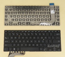 US UI English Keyboard for Laptop Asus VivoBook X407U X407UA X407UB X407UF X407MA, Black, No Frame