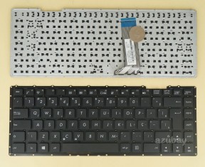 Brazilian Portuguese Keyboard Brazil BR-PT Brasil Teclado for Laptop Asus F454L F454LA F454LD F454LJ F454W F454WA F454WE F455L F455LA F455LD F455LJ F455W F455WA F455WE K455LA K455LB K455LD K455LJ K455LN P451CA P453MA R411CA R411MA, Black