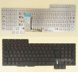 Azubay.com French Keyboard AZERTY Français Clavier for Laptop ASUS ROG G701V G701VI G701VIK G701VO GX700V GX700VO, Backlight version without Backlight board, Black