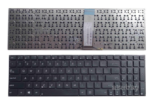US UI English Keyboard for Laptop ASUS X502 X502CA F502 F502C F502CA R509C R509CA, Black
