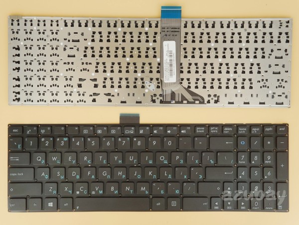 Russian Keyboard RU русский Клавиатура for Laptop ASUS X502 X502CA F502 F502C F502CA R509C R509CA, Black