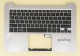 US UI English Keyboard WIth Palmrest Case Top Cover for Laptop ASUS ZenBook UX305CA UX305FA, Silver Frame