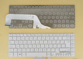 Czech Slovak Keyboard česká klávesnice Slovenská klávesnica for Laptop ASUS VivoBook 15 X505 X505BA X505BP X505ZA F505ZA, White