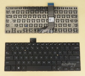 US UI English Keyboard for Laptop ASUS Vivobook 14 X405U X405UA X405UQ X405UR, Black, No Frame