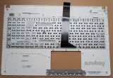 US UI English Keyboard with Palmrest Case Top Cover for Laptop ASUS Ultrabook X501 X501A X501U, White with Frame