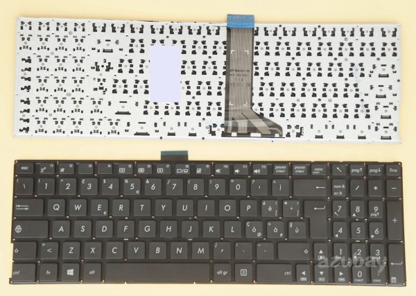 Italian Keyboard IT Tastiera Italiana for Asus K555L K555LA K555LB K555LD K555LJ K555LN K555LP K555Z K555ZA K555ZE P551C P551CA R506L R506LD R506LN R511LA R511LD R511LN R512C R512CA R512M R512MA R51L R51LD R51LN R554L R554LA R554LD R556L R556LA R556LD R556LJ R556LN R556LP V143362EK1 , Black