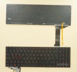 AZUBAY.COM Italian Keyboard IT Tastiera Italiana for Laptop ASUS ROG G551 G551JK G551JM G551JW G551JX G551vw G58 G58JM G58JW G741 G741JM G741Jw G771 G771JM G771JW GL551 GL551JK GL551JM GL551JW GL551JX GL551vw GL771JM GL771JW, Red Backlight, Black
