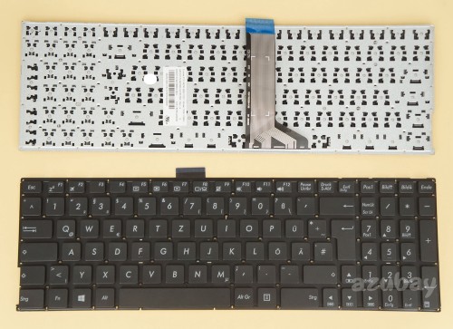 AZUBAY.COM German DE QWERTZ Deutsche Tastatur Keyboard for Asus J500L  J500LA J550LD X551 X551C X551CA