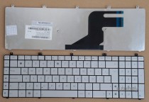 Latin LAS Spanish Keyboard LA Teclado for Laptop ASUS N55 N55SF N55SL AENJ5L01010 0KNB0-7200LA00 MP-11A16LA69202, Silver