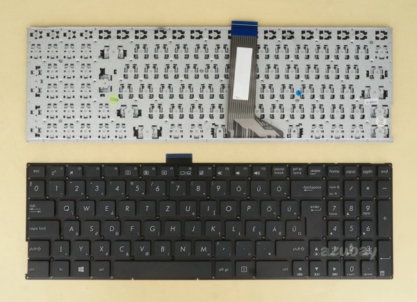 Hungarian Magyar HG HU QWERTZ Billentyűzet Keyboard for Asus K555L K555LA K555LB K555LD K555LJ K555LN K555LP K555Z K555ZA K555ZE P551C P551CA R506L R506LD R506LN R511LA R511LD R511LN R512C R512CA R512M R512MA R51L R51LD R51LN R554L R554LA R554LD R556L R556LA R556LD R556LJ R556LN R556LP, Black