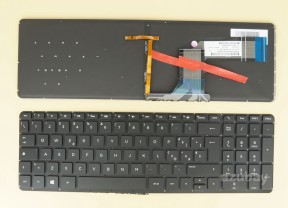 Italian Keyboard IT Tastiera Italiana for HP Envy 15-K000 15t-k000 15t-k100 15t-k200 15-V000 17-K000 17t-k000 17t-k100 17t-k200 m7-k000 15-k000nl 15-k002nl 15-k003nl 15-k004nl 15-k006nl 15-k013nl 15-k100nl 15-k111nl 15-k112nl 15-k113nl 15-k202nl 15-k203nl 15-k206nl 17-k100nl 17-k112nl 17-k205nl 17-k206nl, Backlit, Black No Frame