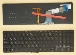 Russian Keyboard RU русский Клавиатура for Laptop HP Envy 15-k 15-K000 15-k050er 15-k050sr 15-k051er 15-k051sr 15-k052er 15-k052sr 15-k053er 15-k053sr 15-k075er 15-k075sr 15t-k000 15t-k100 15t-k200 15-V000 17-K000 17t-k000 17t-k100 17t-k200 m7-k000, Backlit, Black No Frame