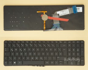 German Keyboard DE QWERTZ Deutsche Tastatur for Laptop HP Envy 15-k075ng 15-k086ng 15-k102ng 15-k103ng 15-k200ng 15-k203ng 17-k101ng 17-k102ng 17-k104ng 17-k173ng 17-k181ng 17-k200ng 17-k201ng 17-k203ng 17-k204ng 17-k230ng 17-k231ng 17-k250ng, Backlit, Black No Frame