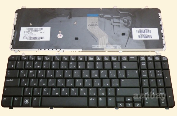 Russian Keyboard RU русский Клавиатура for HP Pavilion DV6-1000 DV6-1100 DV6-1200 DV6-1300 DV6-2000 DV6-2100 UT3 574265-251 570228-251 530580-251, Black