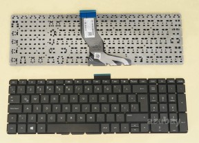 Latin LAS Spanish Keyboard LA Teclado for HP Pavilion 15-ab002ns 15-ab004la 15-ab010la 15-ab012la 15-ab050ns 15-ab051ns 15-ab052ns 15-ab100ns 15-ab102la 15-ab102ns 15-ab103ns 15-ab104ns 15-ab105la 15-ab105ns 15-ab106la 15-ab106ns 15-ab107la 15-ab107ns 15-ab108ns 15-ab109ns 15-ab110la 15-ab110ns 15-ab111la 15-ab111ns 15-ab112ns, with vertical Enter, Black No Frame