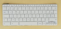 Belgian Keyboard AZERTY BE Belge Belgium Clavier Toetsenbord for HP Chromebook 14-ak 14-ak000 14-ak000nb 14-X 14-X000 14-X030nb 14-X031nb 14-X033nb 14-X034nb Chromebook 14 G3, Chromebook 14 G4, White, No Frame