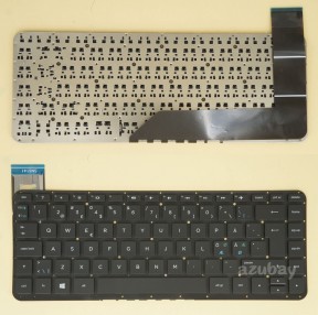 Scandinavian Nordic Danish Norwegian Swedish Finnish Keyboard Dansk tastatur Norsk tastatur Suomi näppäimistö Svensk tangentbord for HP Stream Home Notebook 14-z 14-Z000, Black No Frame