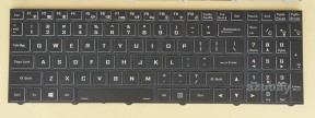 US UI English Keyboard for Clevo Sager 6-N950TD-KB-MCL-US 6-PB70EF-KB-MCL-US 6-PB70EF-KB-MCL-US, RGB Backlight, with Crystal Keys
