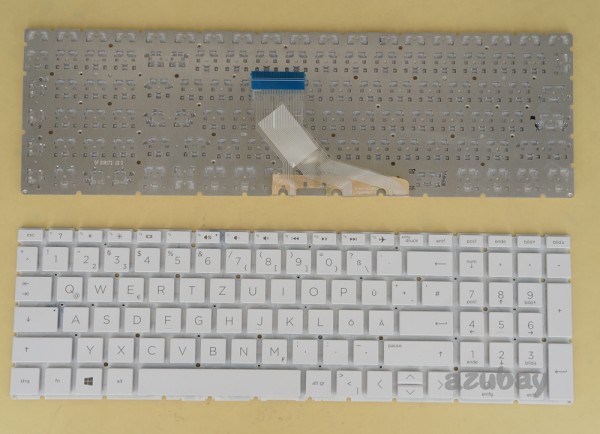 German Keyboard DE QWERTZ Deutsche Tastatur for HP 15-cu000 15-cu0000 15-cu1000 15-dw0000 15-dw0101ng 15-dw0107ng 15-dw0110ng 15-dw0111ng 15-dw0113ng 15-dw0115ng 15-dw0116ng 15-dw0118ng 15-dw0209ng 15-dw0211ng 15-dw0213ng 15-dw0214ng 15-dw0216ng 15-dw0218ng 15-dw0219ng 15-dw0220ng 15-dw0222ng 15-dw0321ng 15-dw0322ng 15-dw0324ng, White No Frame