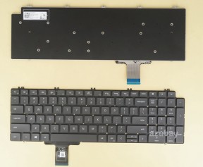 US UI English Keyboard for Laptop Dell 01WYH2 LK132V72A00 DLM19L3 DLM19L33US6698, Black No Frame