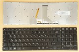 Azubay.com Russian Keyboard RU русский Клавиатура for Toshiba AEBDA70022-RU V138146CK1 RU, Red Backlight, Black No Frame
