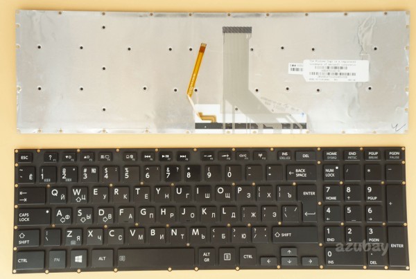 Russian Keyboard RU русский Клавиатура for Toshiba AEBDA70022-RU V138146CK1 RU, Red Backlight, Black No Frame
