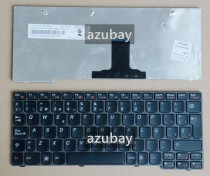 Spanish Keyboard SP Español Teclado for Laptop Lenovo 25010684 25010632, Black with Frame