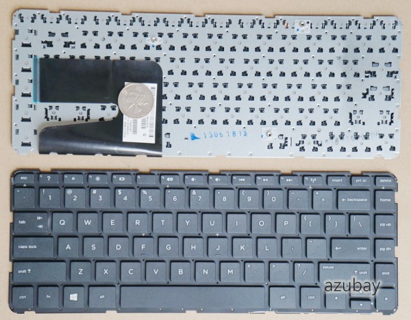 US UI English Keyboard for HP Pavilion 14-E 14-E000 14-F 14-F000, Black No Frame