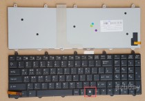 Korean KR & US Keyboard for Clevo Santech M58, Sager NP8250 NP8255 NP8258 NP8265 NP8268 NP8270 NP8275 NP8278 NP8290 NP8295 NP8298 NP9150 NP9170 NP9370 NP9377 NP9380 NP9390 NP9570, Win 7 key on the right, RGB Backlight, Black