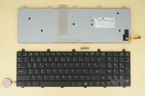 Turkish Keyboard TR Türkçe klavye for Clevo Santech M58, Sager NP8250 NP8255 NP8258 NP8265 NP8268 NP8270 NP8275 NP8278 NP8290 NP8295 NP8298 NP9150 NP9170 NP9370 NP9377 NP9380 NP9390 NP9570, Win7 Key on the right, Colorful RGB Backlight, Black