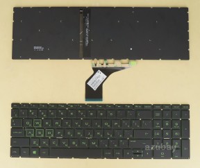 Russian Keyboard RU русский Клавиатура for HP Pavilion 15-cx0108ur 15-cx0109ur 15-cx0110ur 15-cx0111ur 15-cx0112ur 15-cx0113ur 15-cx0114ur 15-cx0115ur 15-cx0116ur 15-cx0117ur 15-cx0118ur 15-cx0119ur 15-cx0121ur 15-cx0122ur 15-cx0123ur 15-cx0124ur 15-cx0126ur 15-cx0130ur 15-cx0132ur 15-cx0133ur 15-cx0142ur 15-cx0171ur 15-cx0172ur 15-cx0174ur 15-cx0175ur, Green Backlight, Black No Frame