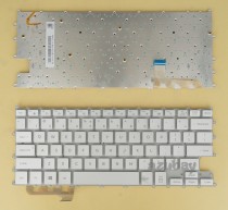 US UI English Keyboard for Laptop Samsung SEC S/N: CN13BA5904205PBYNF J1G0050, Backlit, Silver No Frame