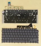 AZUBAY.COM German Keyboard DE QWERTZ Deutsche Tastatur for Laptop Samsung Galaxy Book S, Backlit, Black No Frame
