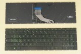 Azubay.com  French Keyboard AZERTY Français Clavier for HP Pavilion Gaming 15-dk 15-dk0000 15-ec 15-ec0000 16-a 16-a0000, Green Backlight, Black No Frame