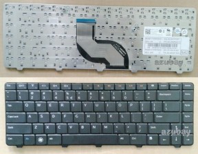 US UI English Keyboard for Dell Inspiron 13R- N3010, Inspiron 14R- N4010 N4020 N4030 M4010, Inspiron 15- N5030 M5030, Black