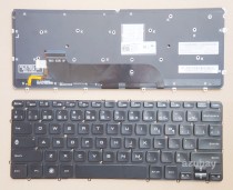 Canadian CA CF EF Keyboard for DELL 0MXR46 MP-11C73CKJ920 AED13K00110, with horizontal Enter, Backlit, Black No Frame
