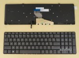 AZUBAY.COM Belgian Keyboard AZERTY BE Belge Belgium Clavier Toetsenbord for HP Spectre x360 15-ch 15-ch000 15-ch000nb 15-ch001nb 15-ch002nb 15-ch004nb, Backlit, Black No Frame
