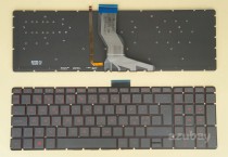 Scandinavian Nordic Danish Norwegian Swedish Finnish Keyboard Dansk tastatur Norsk tastatur Suomi näppäimistö Svensk tangentbord for HP Pavilion Gaming 15-an 15-an000 15-an000no 15-an001no 15-an070no Star Wars Special Edition Notebook, Red Backlight, Black No Frame