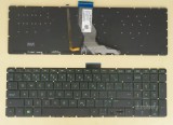 Azubay.com  Canadian CA CF EF Keyboard for HP 9Z.NE1BQ.H2M NSK-XDHBQ AEG75AX1110, Green Backlight, Black No Frame