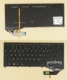 Azubay.com US International English Keyboard for Fujitsu CP759889-01 CP757200-03 FJM16J2600JD858, Backlit, with Gray Black Frame