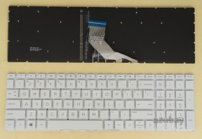 US UI English Keyboard for HP Home 15-db0070au 15-db0070ax 15-db0071au 15-db0071ax 15-db0071nr 15-db0072au 15-db0072ax 15-db0072nr 15-db0073au 15-db0073ax 15-db0073nr 15-db0074au 15-db0074ax 15-db0074nr 15-db0075au 15-db0075ax 15-db0075nr 15-db0076au 15-db0076ax 15-db0076nr 15-db0077au 15-db0077ax 15-db0078au 15-db0078ax 15-db0079au 15-db0080au, Backlit, White No Frame