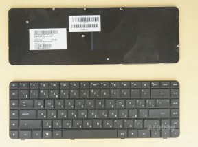 Russian Keyboard RU русский Клавиатура for HP 606685-251 AEAX6700310 AX6 2B-50316Q100, Black