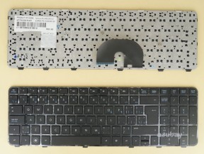Canadian CA CF EF Keyboard for HP Pavilion DV6-6000 DV6-6100 dv6-6020ca dv6-6040ca dv6-6070ca, Black with Frame
